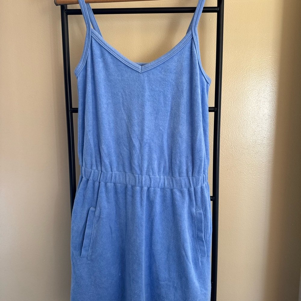 Offline by Aerie Blue Sleeveless Mini Dress